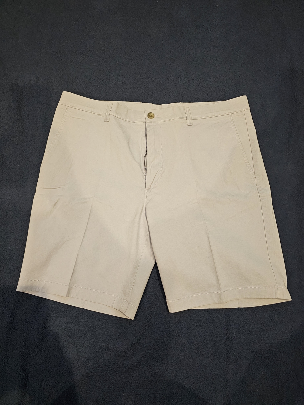 Roundtree & Yorke Light Purple Flat-Front Men's Shorts